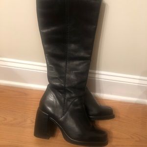 Leather upper, Calf Length Women’s Boots